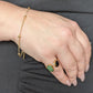 @AuralysJewelry Anne Double Stones Ring with Black Onyx and Green Aventurine